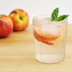 Homemade Ginger-Peach Soda - Recipe photo by Please Note