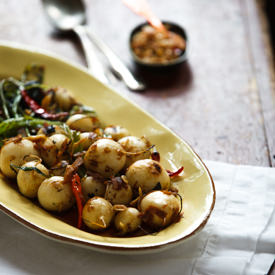 Stir-Fried Spicey Hakurei Turnips - Recipe photo by The Garum Factory