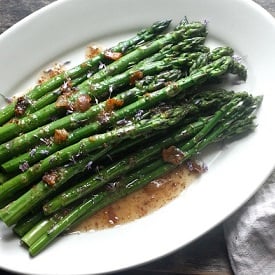 Asparagus with Pancetta - Recipe photo by thebitehouse