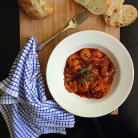 Skillet BBQ Shrimp with Bacon - Recipe photo by smallkitchenchronicles