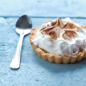 Rhubarb Meringue Tartelettes - Recipe photo by mademoiselle Ella