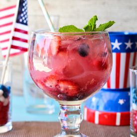 Red White & Blue Daiquiri - Recipe photo by Kleinworth &amp; Co
