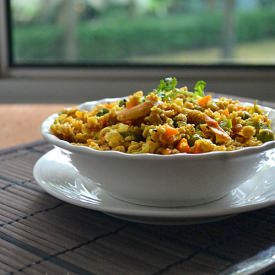 Vegetable Oats Upma - Recipe photo by Indian Khana
