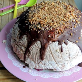 Greek Ice Cream Cake - Recipe photo by Vonzi