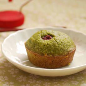 Matcha and Raspberry Friands - Recipe photo by jothetartqueen