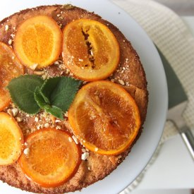 Olive Oil Cake with Candied Oranges - Recipe photo by spoonfulofdaisy