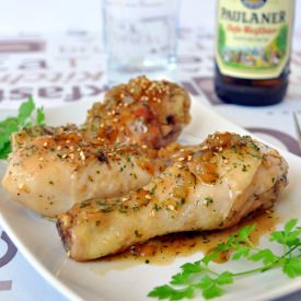 Chicken with Honey Beer Sauce - Recipe photo by valery86