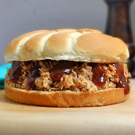 Pulled Pork for 100 - Recipe photo by Behind the Bites