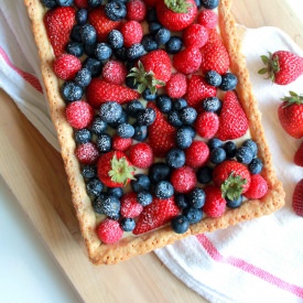 Fresh Berry Tart w Pastry Cream - Recipe photo by oh_sweet_day