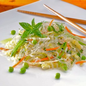 Asian Slaw with Sea Tangle Noodles - Recipe photo by julesfood