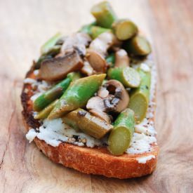 Asparagus Mushroom Sandwich - Recipe photo by foodandotherstuff