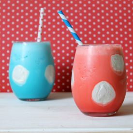 Patriotic Milkshakes - Recipe photo by chic cookies
