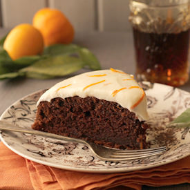 Chocolate Orange 'Kinnie' Cake - Recipe photo by The Red Bistro