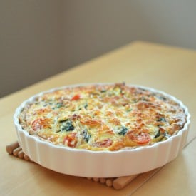 Vegetarian Quiche - Recipe photo by ScandiFoodie