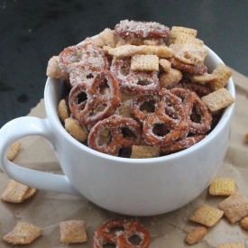 Sweet Salty Pretzel Snack Mix - Recipe photo by Joan@ Chocolate and more