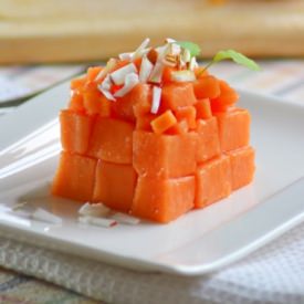 Ripe Pawpaw "Bricks" - Recipe photo by TasteOfNigeria
