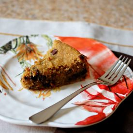Healthy Chocolate Chip Cookie Pie - Recipe photo by evabakes
