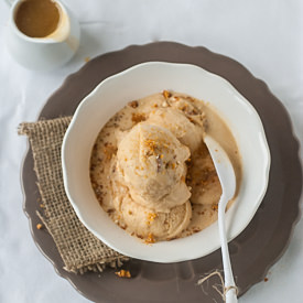 Butterscotch Ice Cream - Recipe photo by Parttimechef