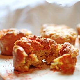 Savory Cheese Muffins - Recipe photo by Healthy Epicurean
