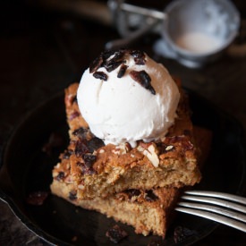 Maple, Candied Bacon Blond Brownies - Recipe photo by The Urban Poser