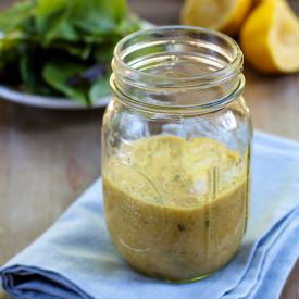 Lemon-Basil Flax Dressing - Recipe photo by healthyaperture