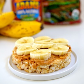 Peanut Butter Banana Power-Snack - Recipe photo by thepreppedchef