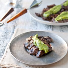 Beer Marinated Flank Steak - Recipe photo by TheBeeroness