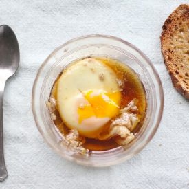 Eggs Poached in Maple Syrup - Recipe photo by kitchenvignettes
