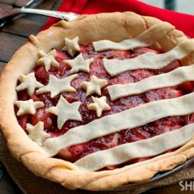 Stars and Stripes Summer Pie - Recipe photo by claireg