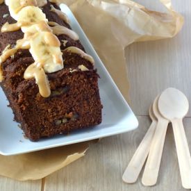Banana Bread with Caramel - Recipe photo by uitpaulineskeuken