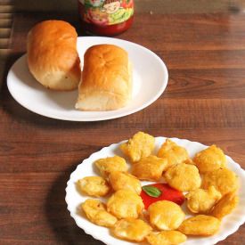 Raw Banana Fritters - Recipe photo by Flavors of Mumbai