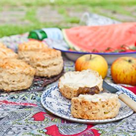 Cheese and Onion Scones - Recipe photo by Vagabond Baking
