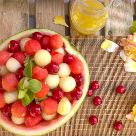 Honey-Lemon Fruit Salad - Recipe photo by honeyandfigs