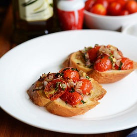Bruschetta - Recipe photo by Raks Kitchen