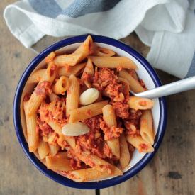 Pasta with Dried Tomatoes - Recipe photo by La cucina spontanea