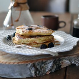 Berry Ricotta Pancakes - Recipe photo by Turntable Kitchen
