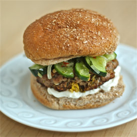 Asian Pork Burgers - Recipe photo by kitchen_ninja
