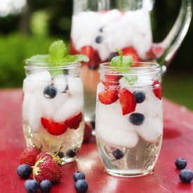 Red, white and blue spritzer - Recipe photo by pretty plain janes