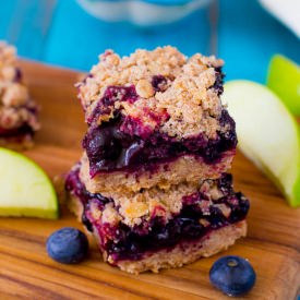 Apple Blueberry Pie Bars - Recipe photo by sallysbakingaddiction