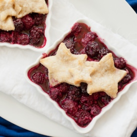 Raspberry Blackberry Tart - Recipe photo by foodsofourlives