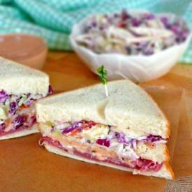 Reuben Club Sandwich - Recipe photo by cookingandbeer