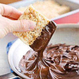 Peanut Butter Rice Crispy Treats - Recipe photo by The Endless Meal