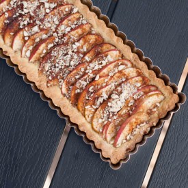 Apple Tart with Marzipan & Almonds - Recipe photo by Louisesmadblog