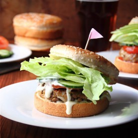 Mushroom Burgers - Recipe photo by Snap A Bite