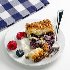Blueberry Buckle - Recipe photo by kitchenriffs