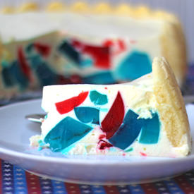 Patriotic Cut Glass Cake - Recipe photo by From Calculus to Cupcakes