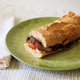 Steak Sandwiches - Recipe photo by Tramplingrose