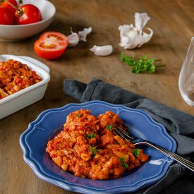 Vegetarian Baked Beans - Recipe photo by delicieux