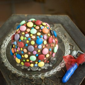 A Pinata Birthday Cake - Recipe photo by hotlyspiced