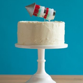 Fringed Firework Cake Topper - Recipe photo by confettipop